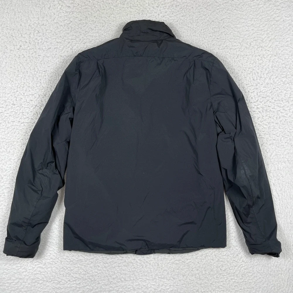 Hill City Thermal Light Shirt Jacket Mens Small Black Snap Huckberry Insulated